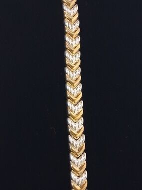 Milor 925 Chevron Bracelet 7.5"